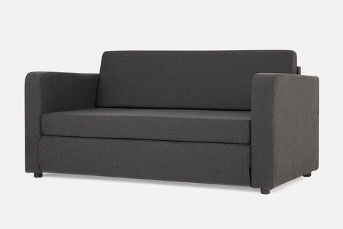 Изображение товара Диван-кровать Hoff Куба, 140х75х80 см, обивка рогожка, цвет серый
