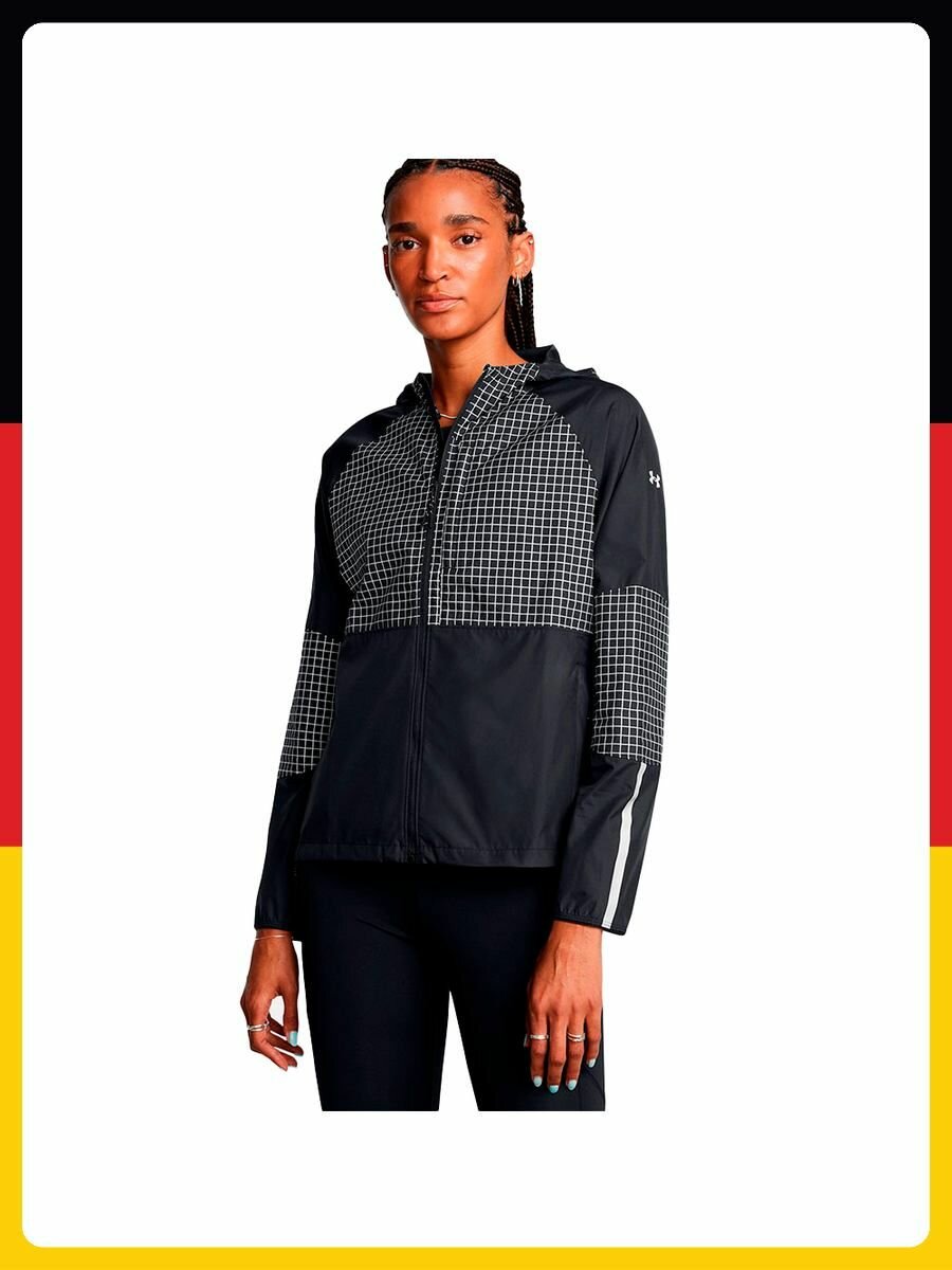 Ветровка Under Armour Базовая коллекция, размер M, черный