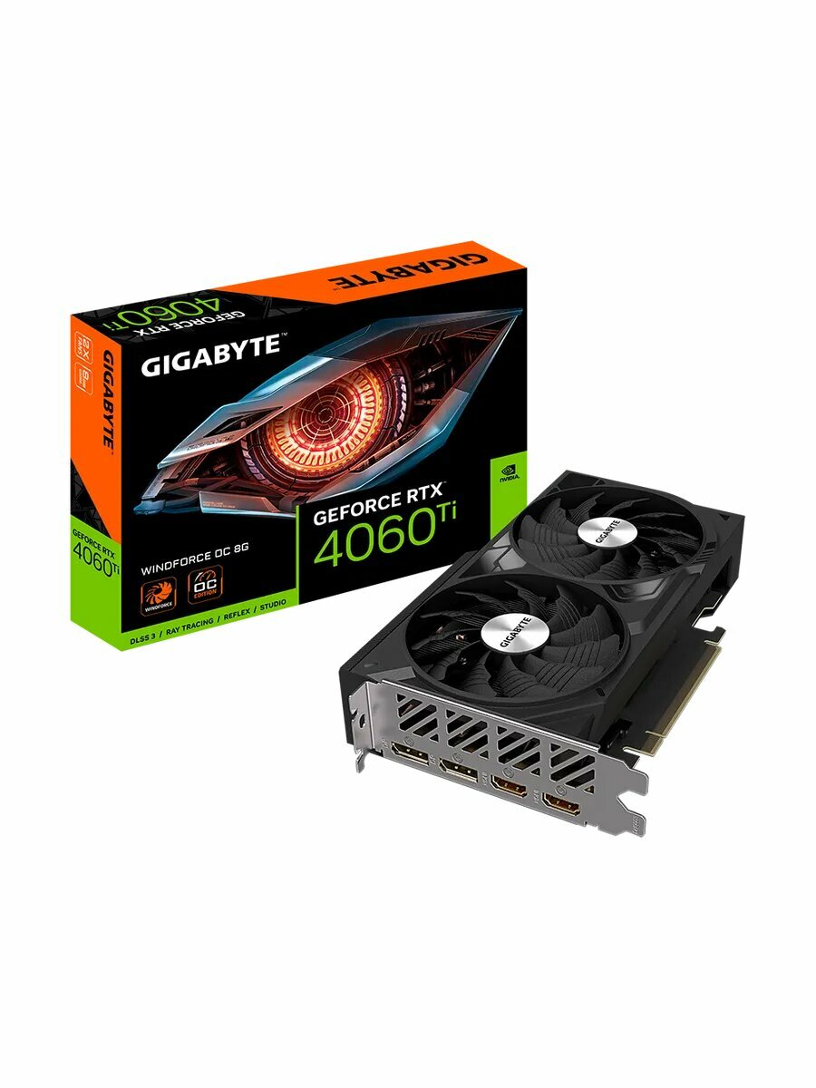 Видеокарта GeForce RTX 4060 Ti WINDFORCE OC 8G, GDDR6