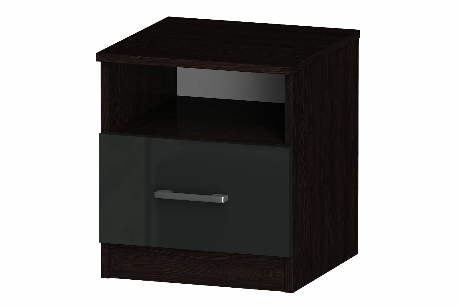 Тумба Лайф ЛТМ-01 ЛДСП цвет Венге/Антрацит 40x40x45 см универсальная