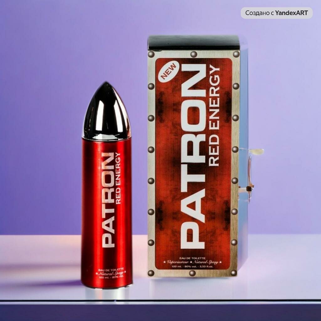 XXI век Туалетная вода мужская Patron "Red Energy", флакон 100 мл