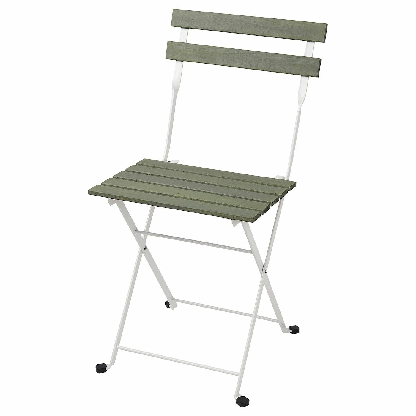 TARNO Стул уличный IKEA, складной белый/зеленый (70530949)