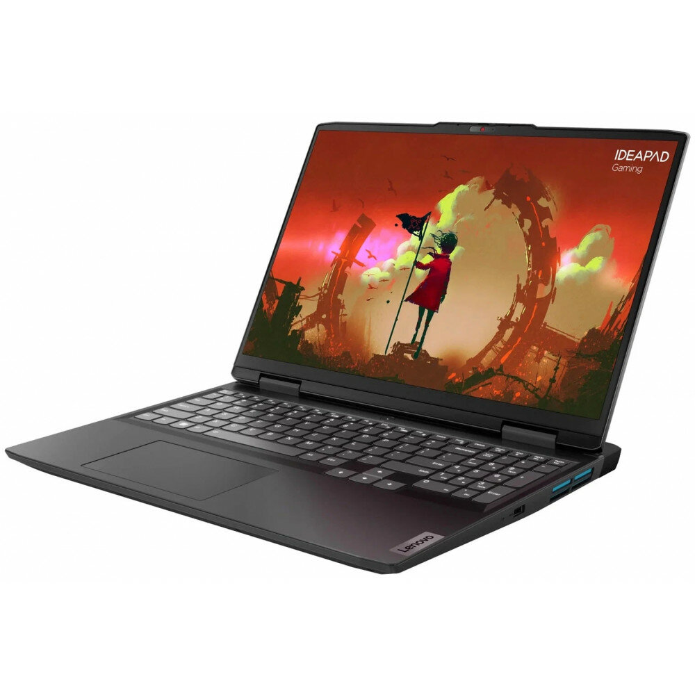 Ноутбук Lenovo IdeaPad Gaming 3 16ARH7 (82SC0046RK) / AMD R7-6800H / 16GB / SSD 512GB / RTX3050Ti 4GB / 16", серый