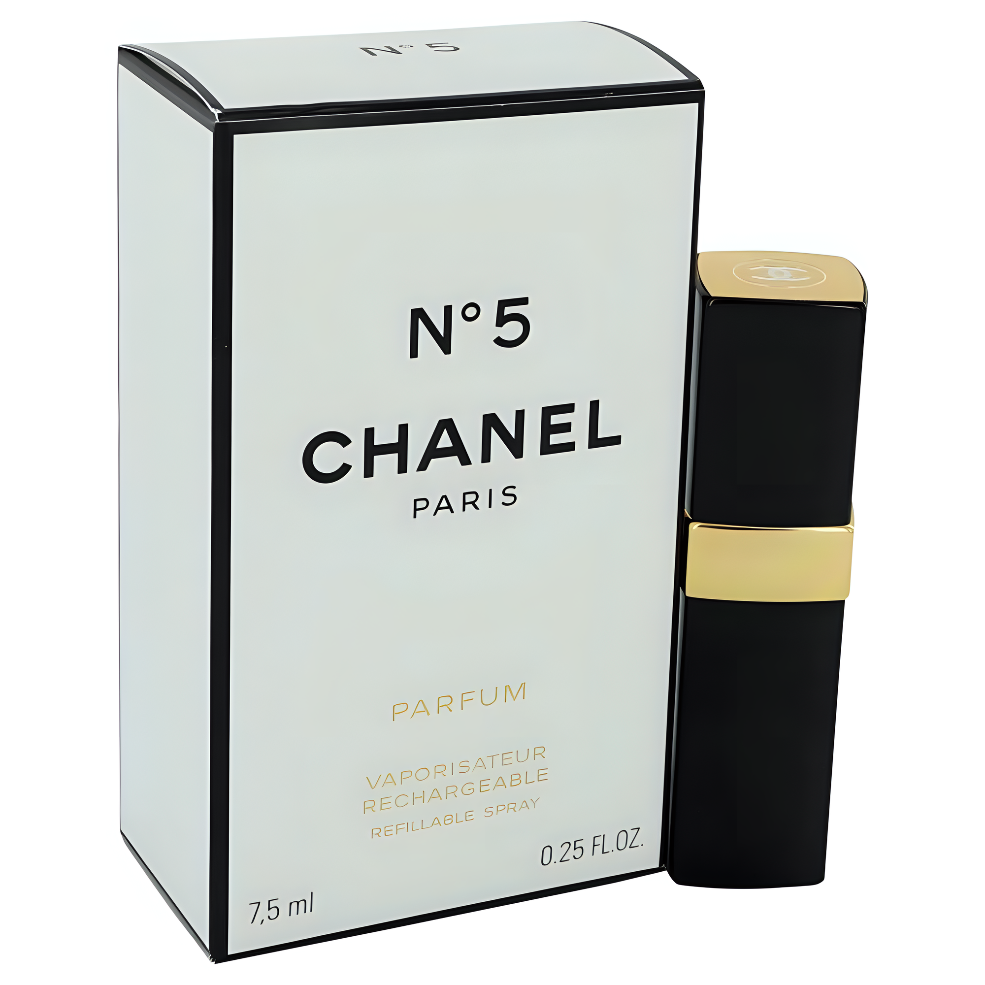 Парфюмерная вода Сhanel #5 Parfum, перезаполняемый, рефил, 7,5 мл