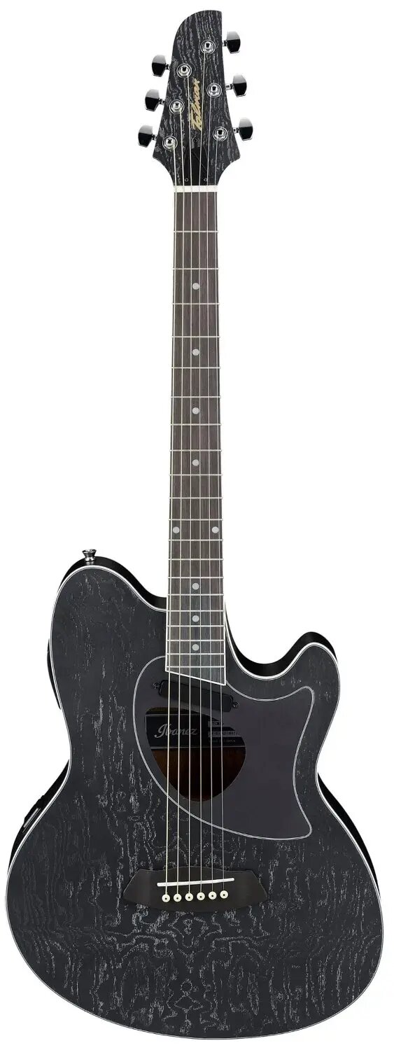 Электроакустическая гитара Ibanez TCM50-GBO, мензура 648, Cutaway, цвет черный