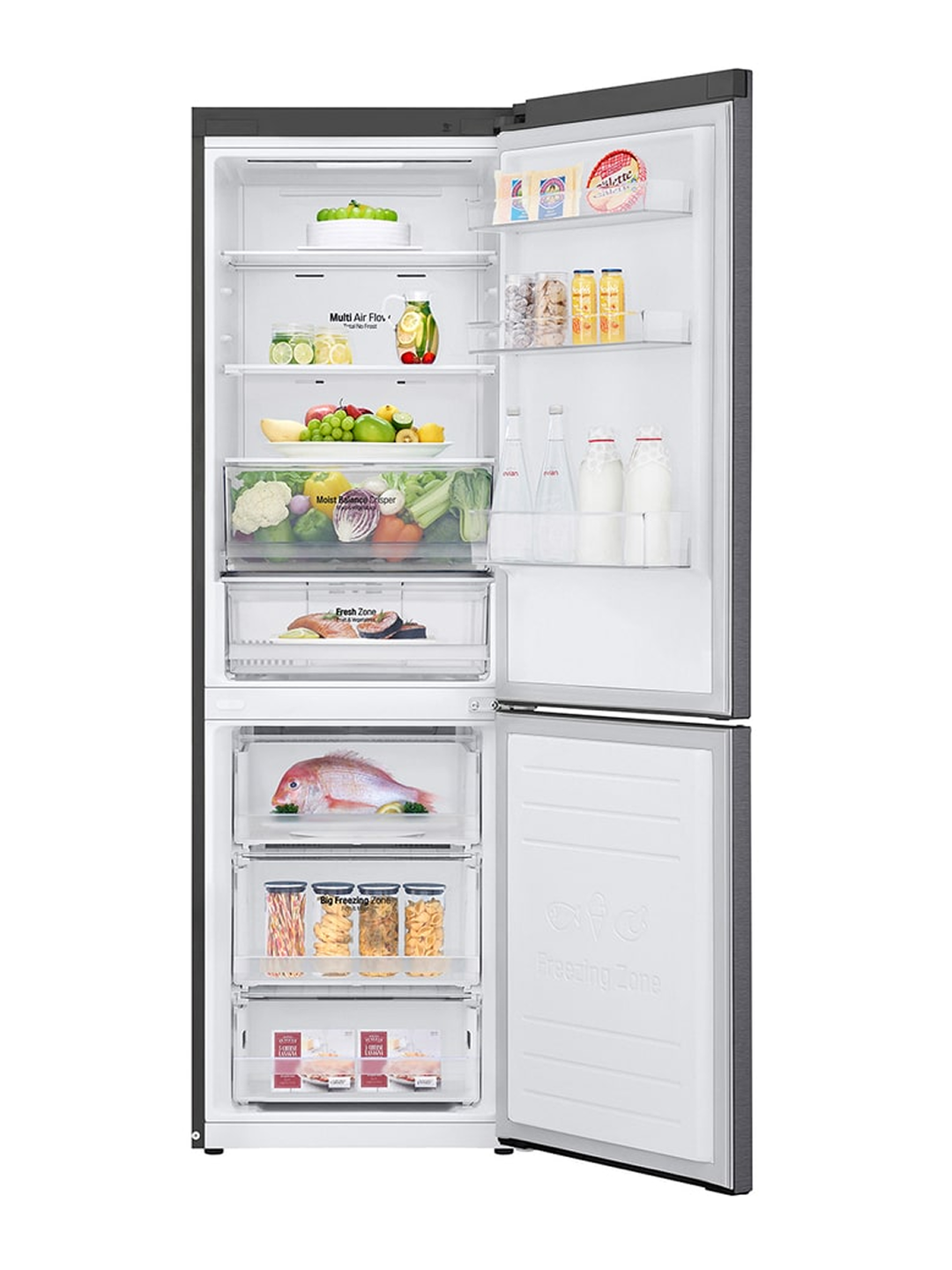 Холодильник LG GC-B459MLWM Door Cooling +, Super Cooling, Super Freezing, Total No Frost, Общий объем 374 L, Инверторный — фото 1