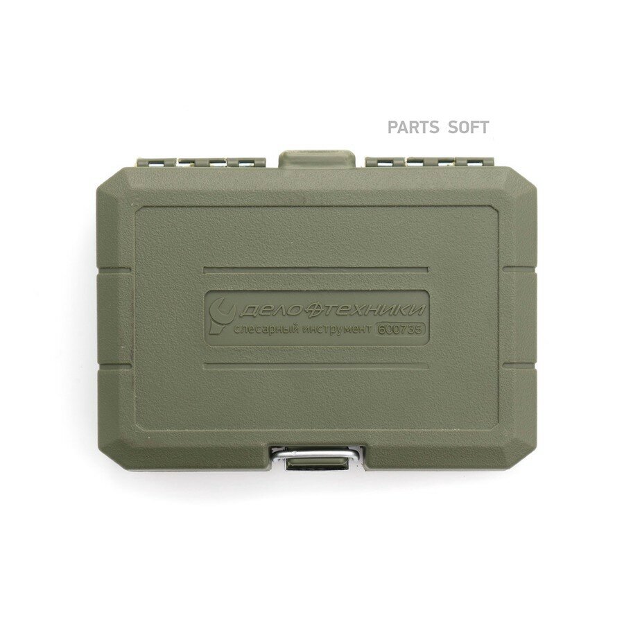 Дело техники 600735 Набор головок 6-гр с трещоткой 1/4" 35 пр