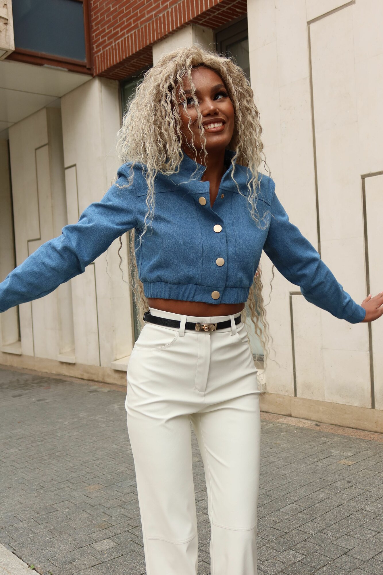 Пиджак GILA, размер M, синий