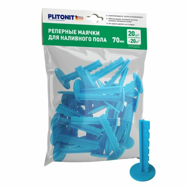 Маяки реперные самоклеящиеся PLITONIT 20шт