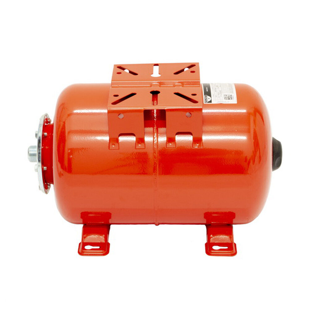 Гидроаккумулятор горизонтальный Zilmet ULTRA-PRO - 24л. (PN10 мемб. бутил фланец стальной красный)