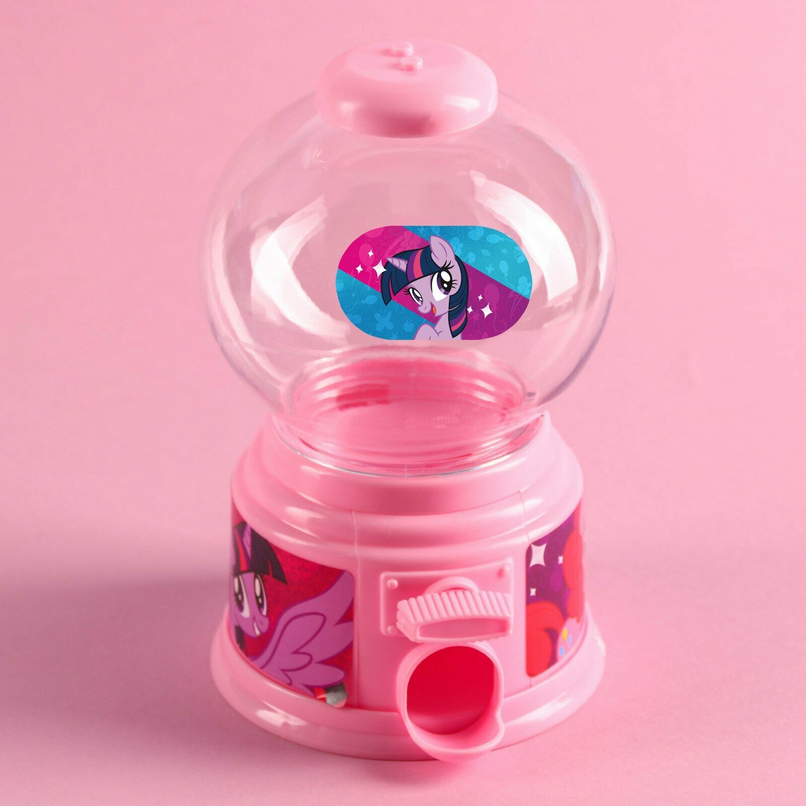 Детский автомат для конфет Hasbro "Конфетница. My little pony", розовый, для девочек — фото 1