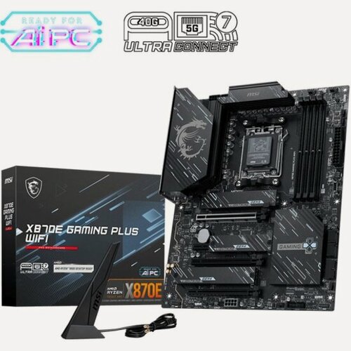Изображение товара Материнская плата Msi X870E GAMING PLUS WIFI (AM5, ATX)