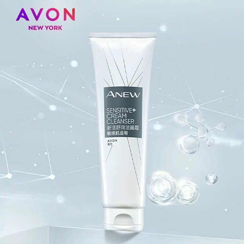Очищающее средство для лица Avon Xinhuoshurunjie, 150 г, Глубоко очищает, бережно и освежает