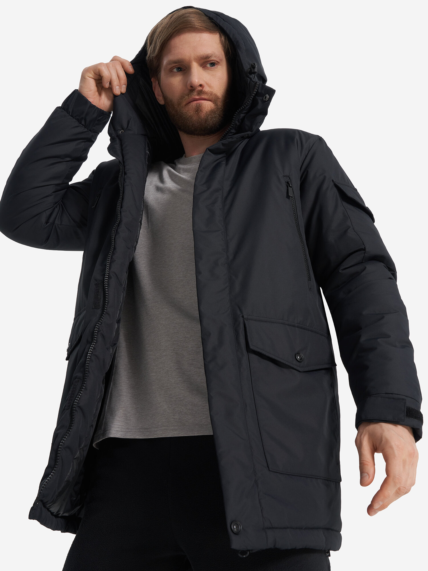 Куртка De Mount De Mount Men's Padded Jacket размер 52 черный