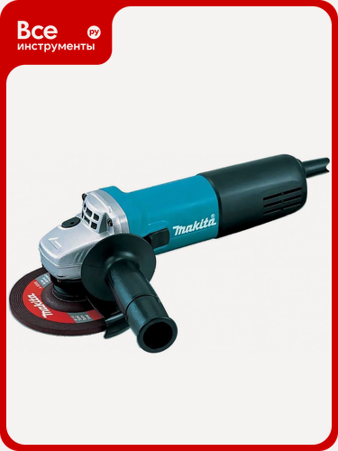 Изображение товара Угловая шлифмашина Makita ф125 мм, 840 Вт, 11000 об\м, плавный пуск, антирестарт, 1.8 кг 9558HNRZ