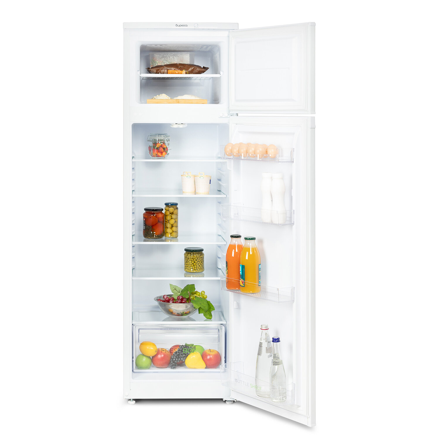 Холодильник Бирюса 424 белый 424 л механическое управление двухкамерный с морозилкой