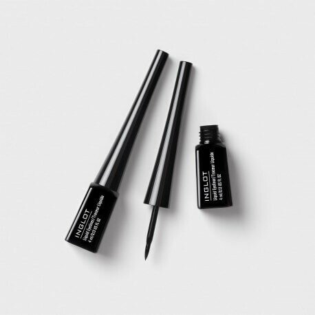 Подводка для глаз INGLOT Liquid eyeliner, 25 Dark Star, черная — фото 1
