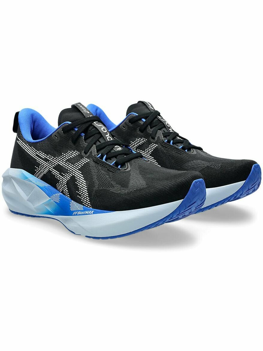Кроссовки ASICS NOVABLAST 5, полнота F, размер 10 US, синий/черный — фото 1