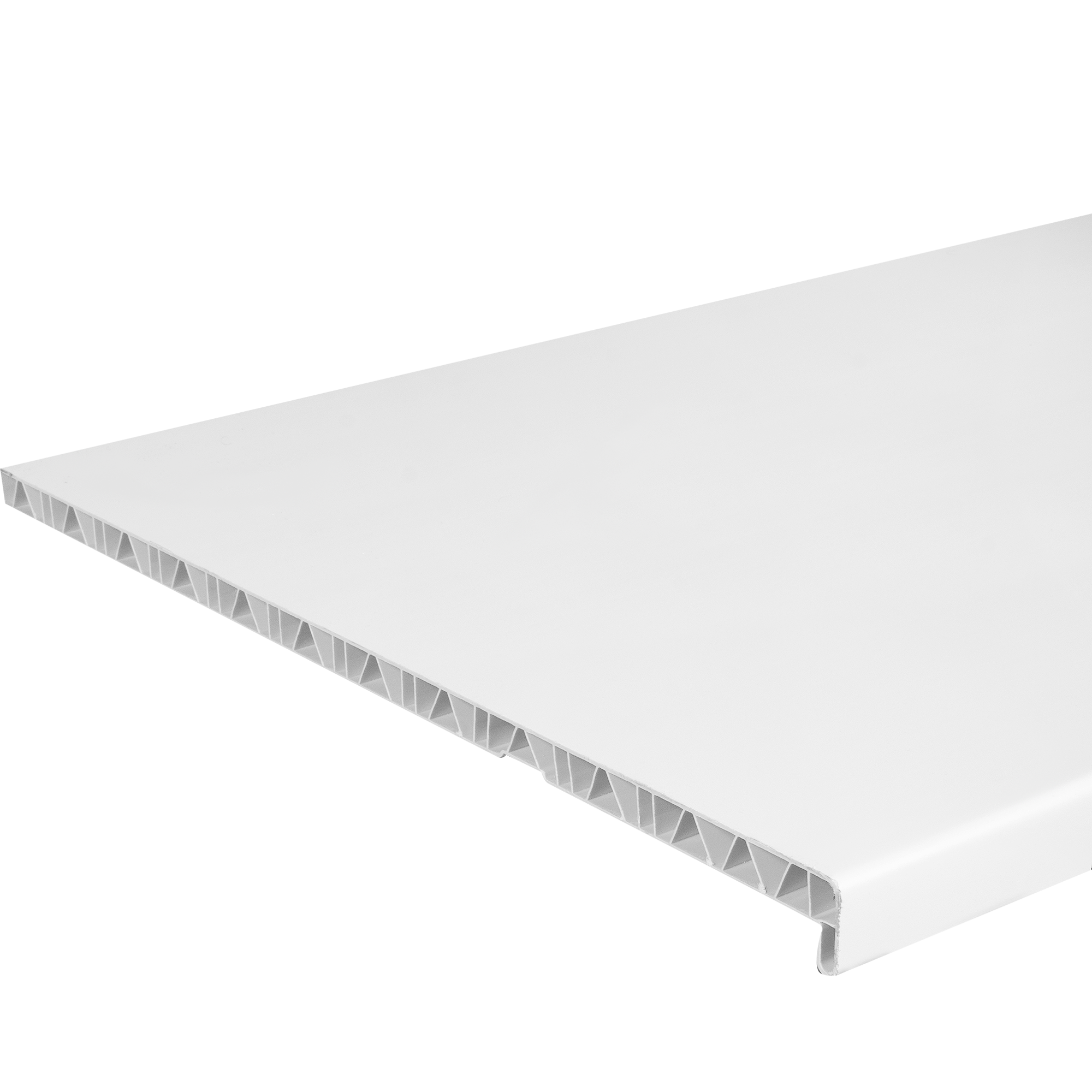 Подоконник ПВХ 2000x600 мм цвет белый