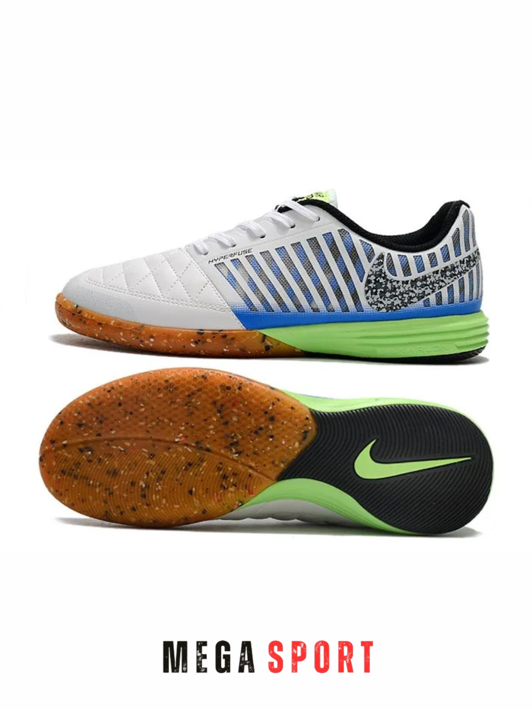 Бутсы , размер 39, зеленый/бежевый — фото 1