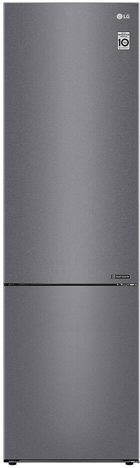 Двухкамерный холодильник LG GA-B509CLCL, серебристый, 384 л, инвертор, No Frost, зона свежести, LED освещение