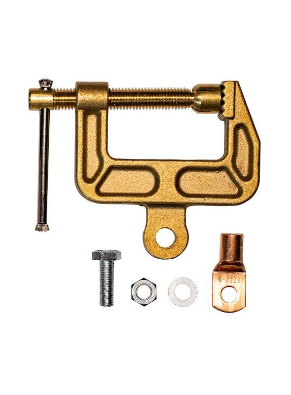 Зажим на массу латунный Aurora C-500 (струбцина 500А 35-70mmq)