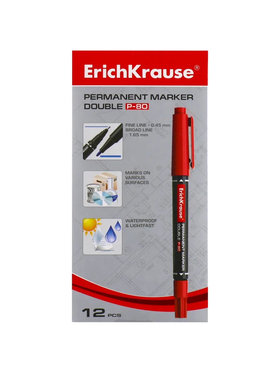 Перманентный маркер 045-165 мм — фото 1