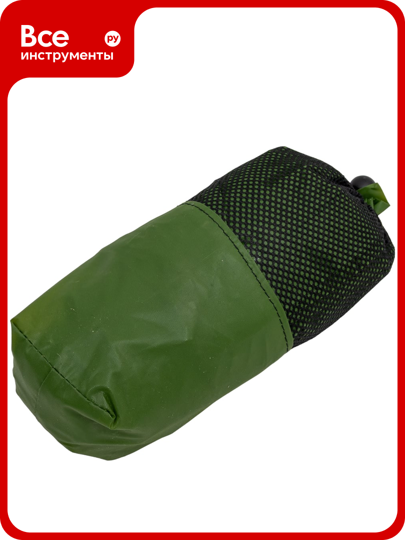 Дождевик Komfi пончо EVA зеленый с чехлом 120 мк 139673