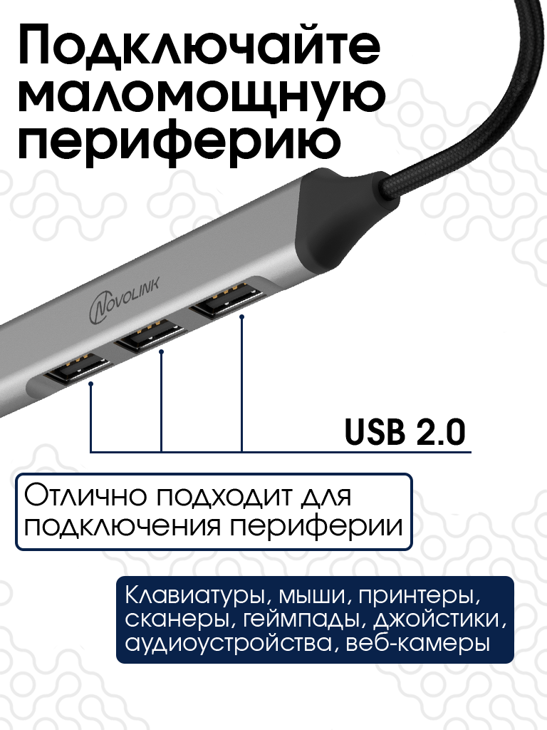 Type-C Hub/ Type-C-концентратор/ USB 3.0 HUB разветвитель/ USB- ХАБ для периферийных устройств — фото 1