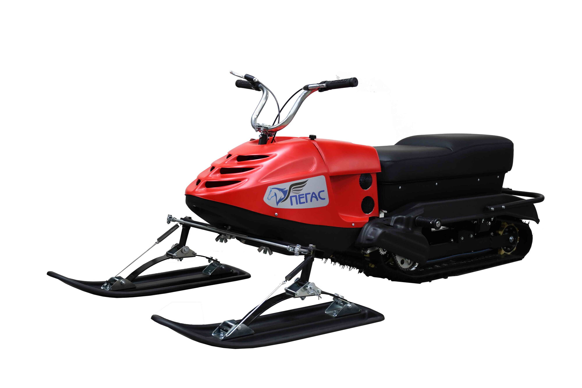 Мини-снегоход быстро разборный Пегас от производителя 7 л. с грузоподъемность 200 кг фракоп
