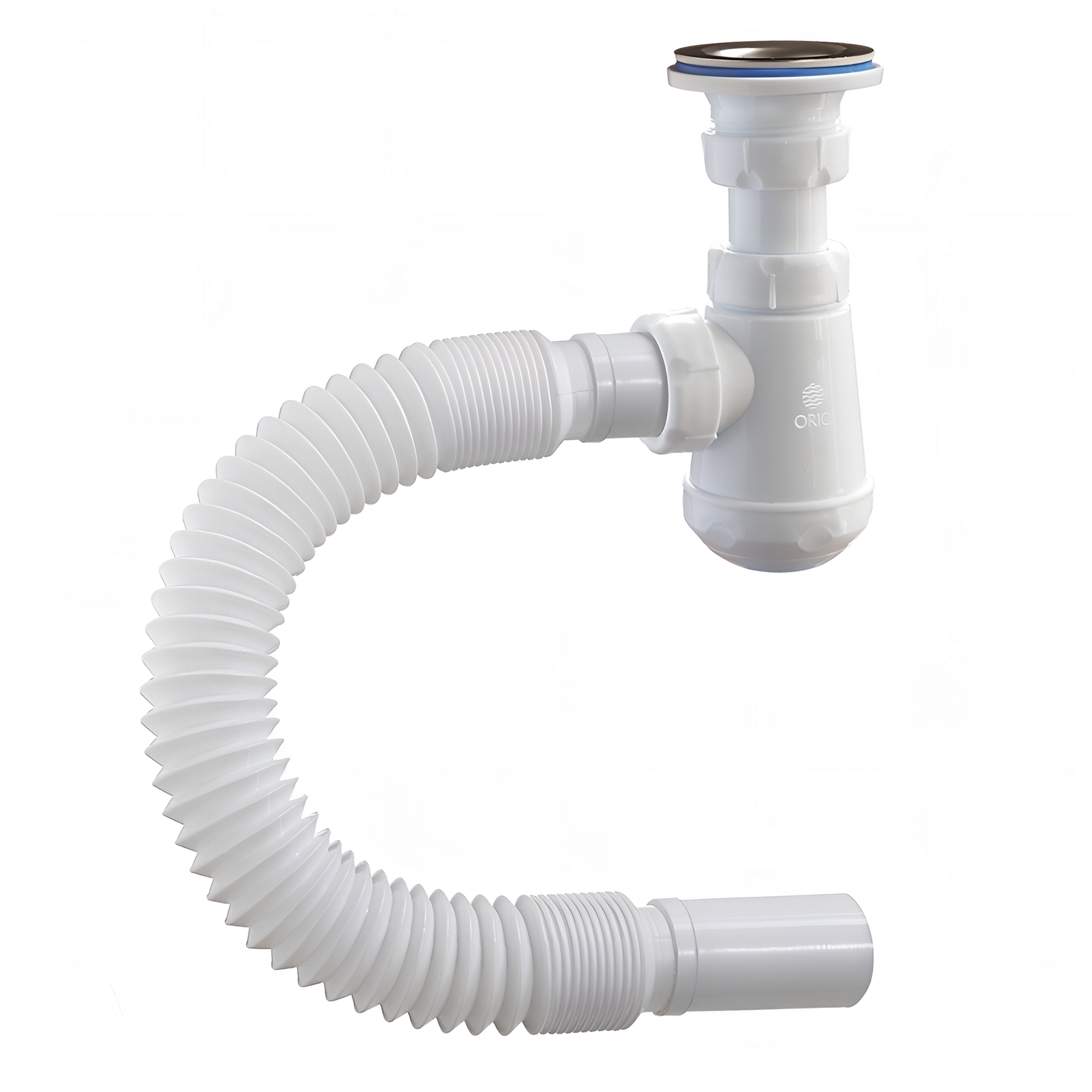 Сифон умывальник/биде бутылка чашка нерж.63мм 1 1/4