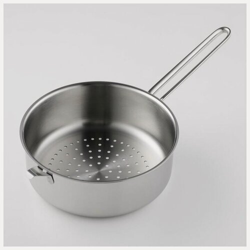 Изображение товара Дуршлаг 1,2 л Гурман-Классик ВСМПО-посуда из нержавеющей стали AISI304L (рос. аналог 03Х18Н11)