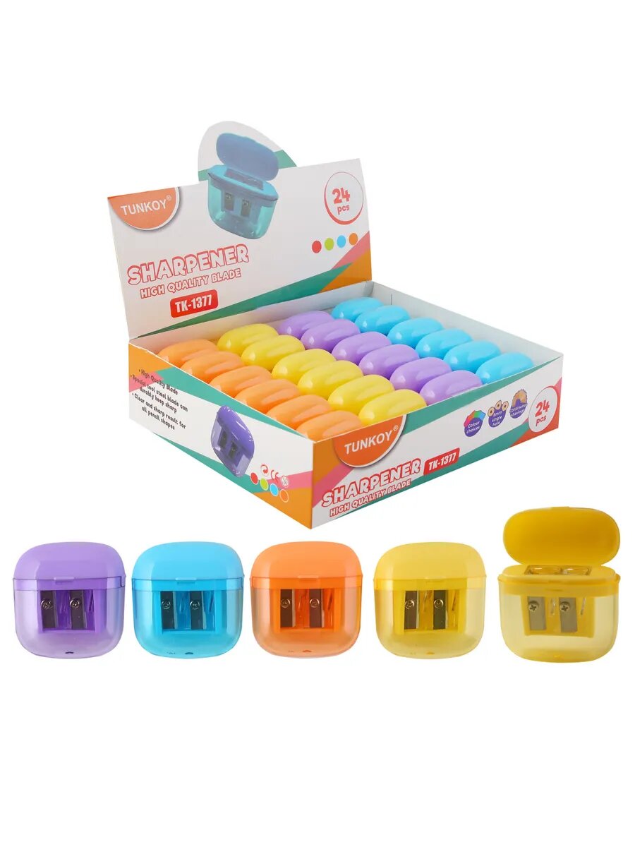 Точилка для карандашей ручная 1 шт