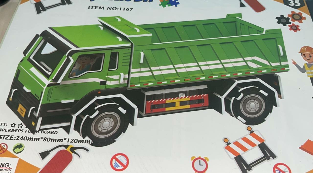 3D пазл для развития логики и моторики, двусторонний, 35 деталей — фото 1