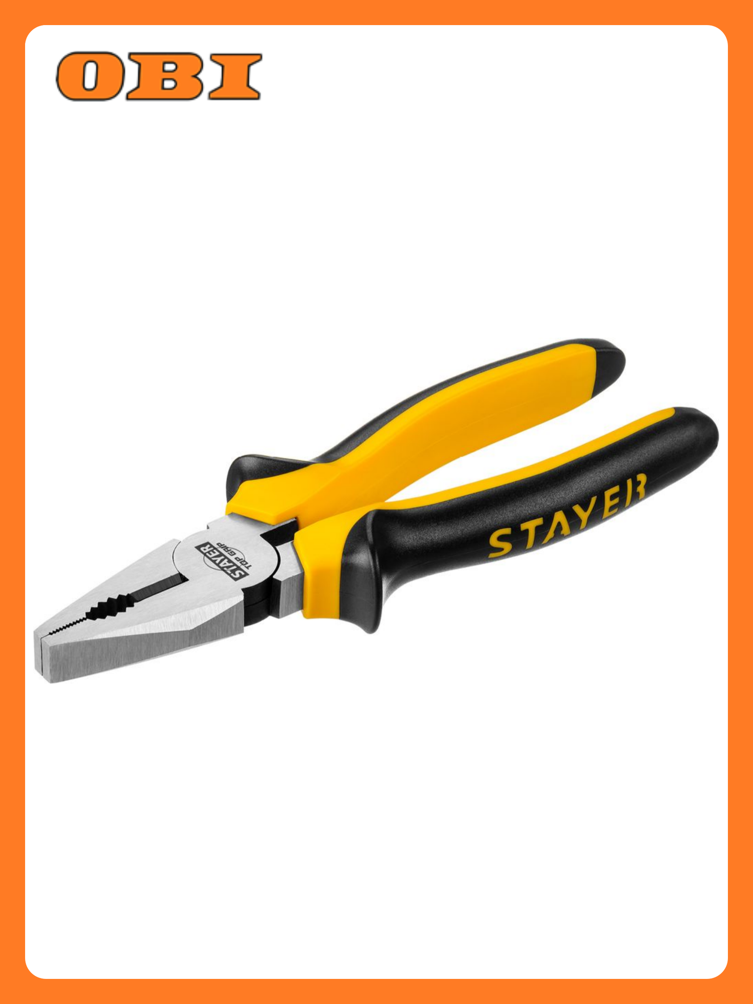 Плоскогубцы STAYER комбинированные полированные маслобензостойкие 180мм