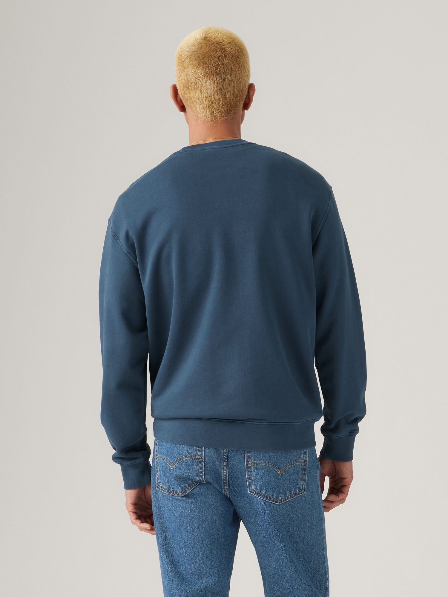 Свитшот Levi's Relaxed Fit Graphic Crewneck Sweatshirt, размер XL, , синий — фото 1