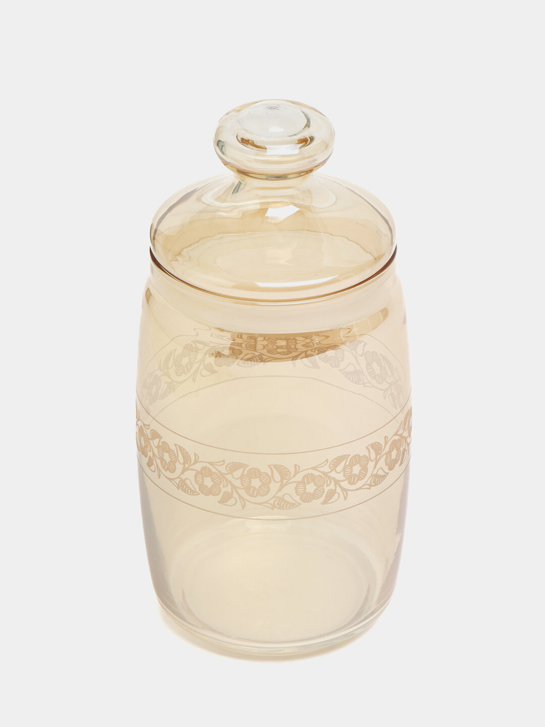 Банка чешни PROMSIZ с уз."Нежность" цв."Янтарь" EC34-425/S/K 1100мл 1шт 1х12