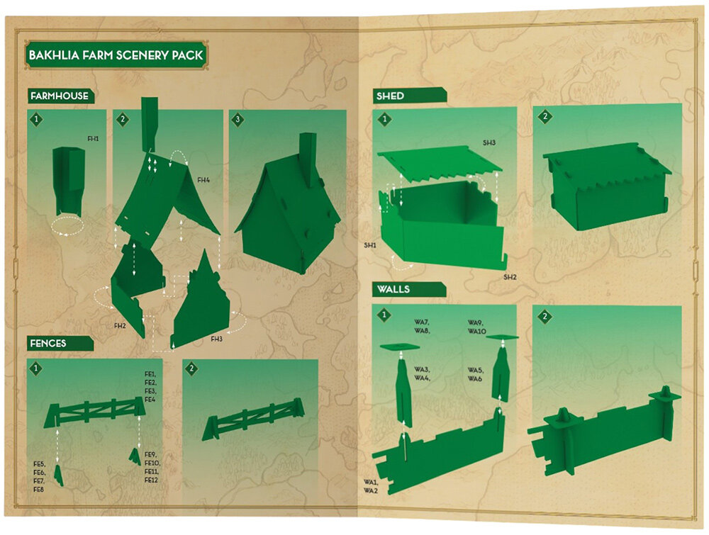 Настольная игра Warcrow: Bakhlia Farm Scenery Pack — фото 1