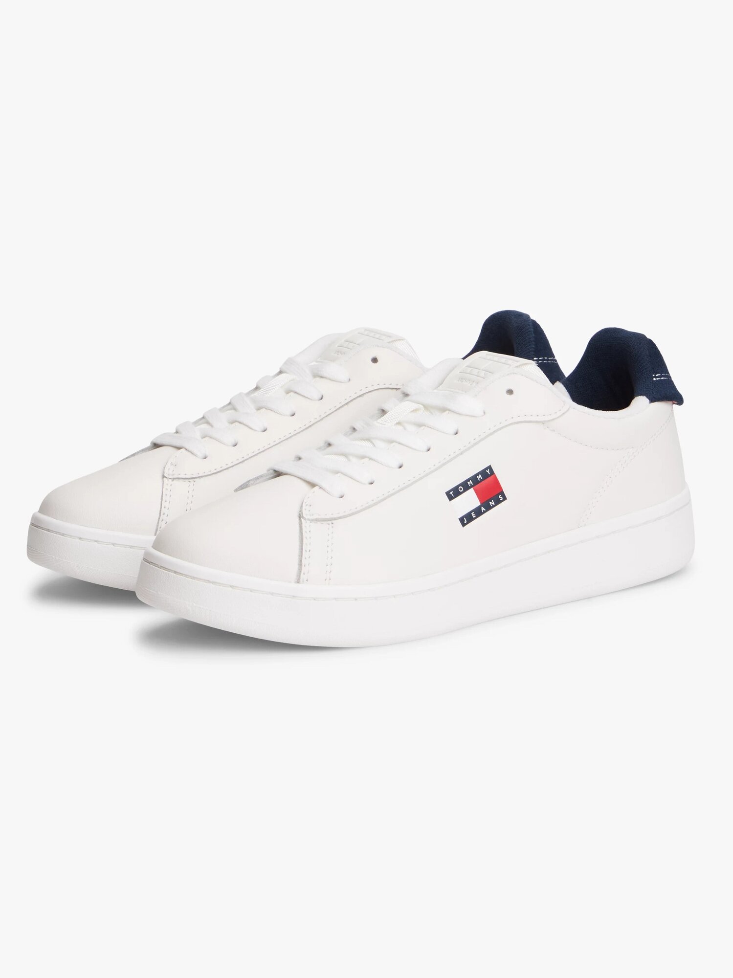 Кеды Tommy Jeans, размер 36 EU, белый/синий — фото 1