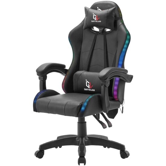Кресло геймерское Gamelab TETRA RGB, Black