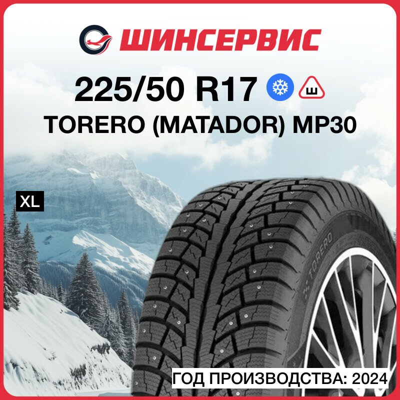 Зимняя шипованная шина Torero MP30 225/50 R17 98T