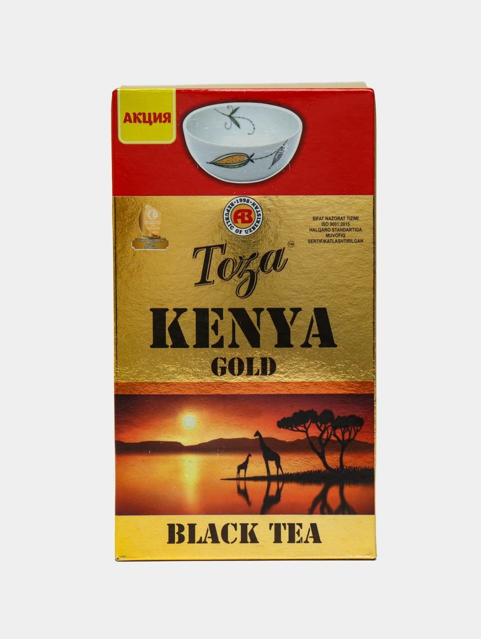Чай черный Тоза Kenya Gold, 500 г, пиала в подарок