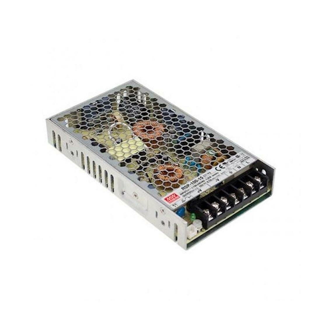 Источник питания AC DC Mean Well RSP 100 24  макс  выходной ток 4200 мА