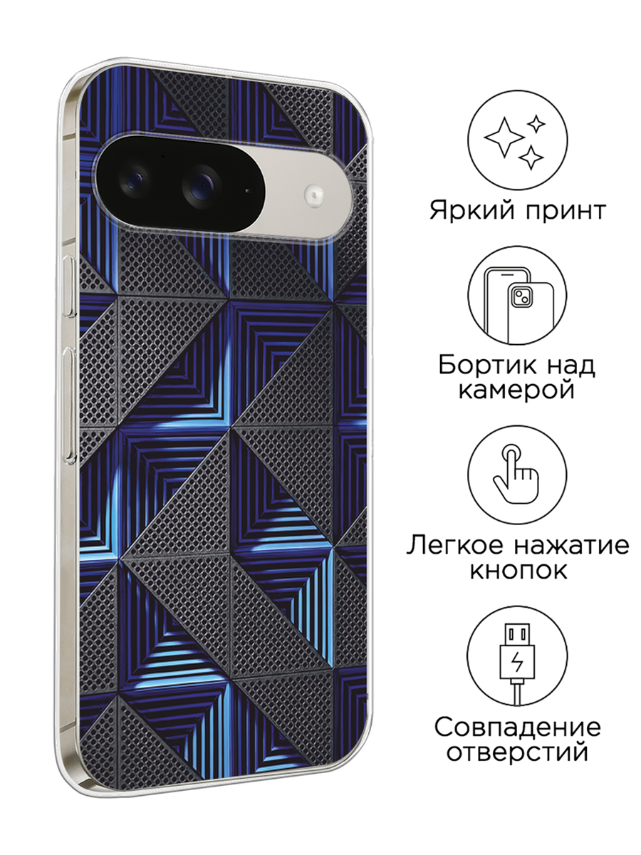 Чехол на Google Pixel 9 / Гугл Пиксель 9 с принтом IBM — фото 1