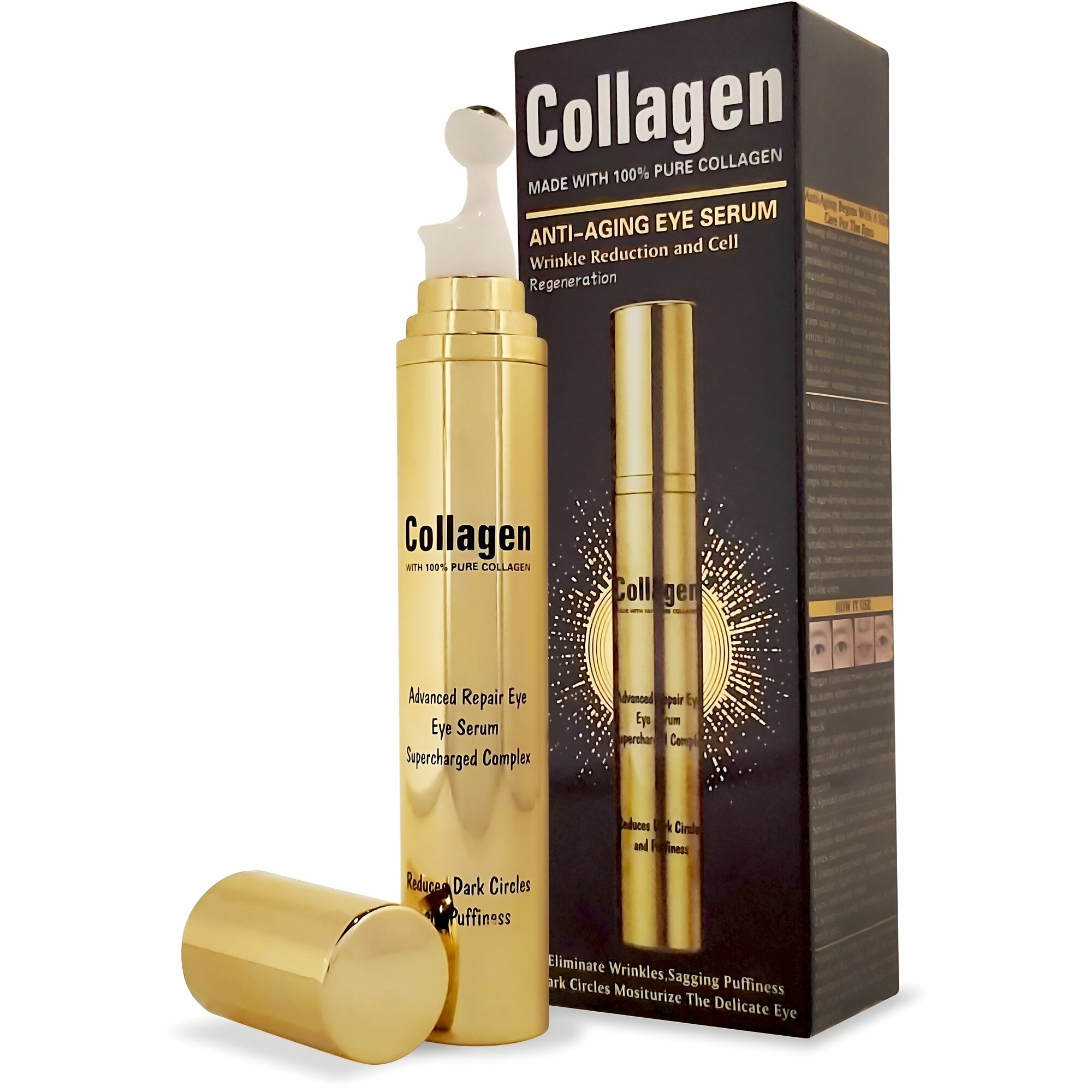 Сыворотка вокруг глаз с коллагеном Collagen Anti-Aging, антивозрастной уход, 20 мл