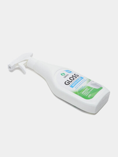Средство по уходу за сантехникой "анти-налет" GRASS "GLOSS GEL" 600 мл (с распылителем) — фото 1