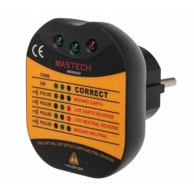 Тестер электрических розеток MS6860D MASTECH