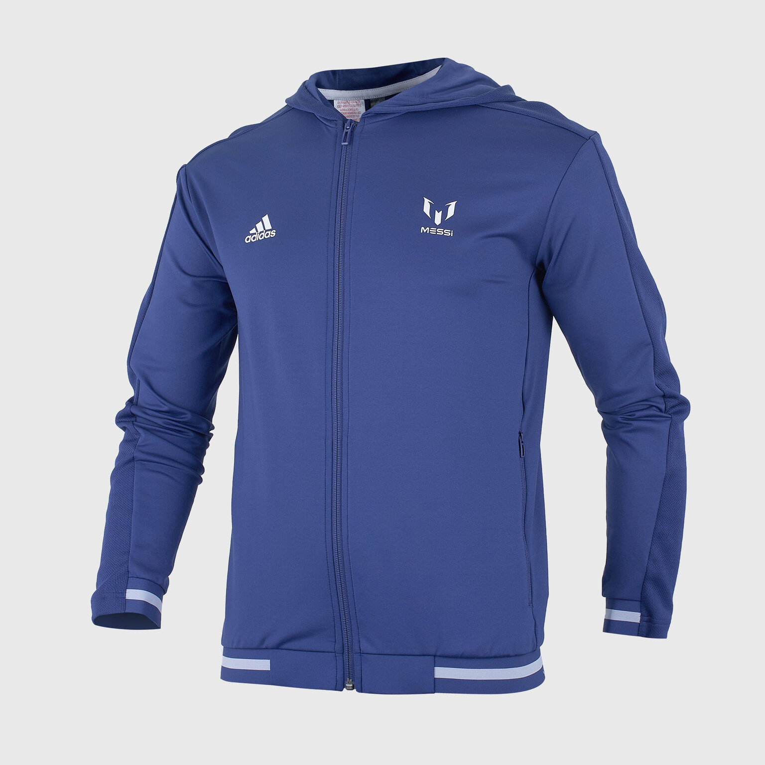 Толстовка спортивная adidas, размер 164, синий