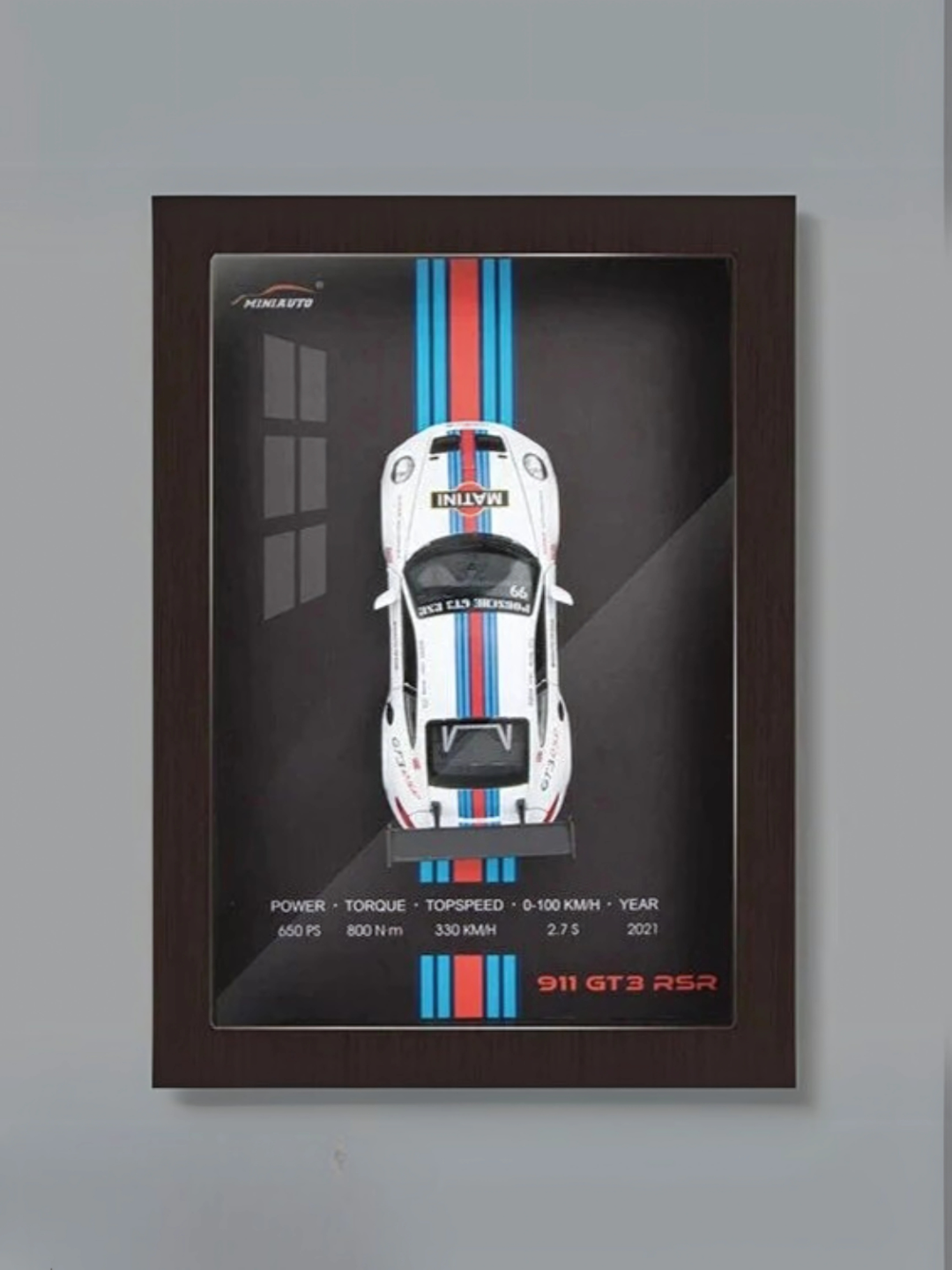 Автомодель "Порше 911", металл/пластик, масштаб 1:32, 10 штук