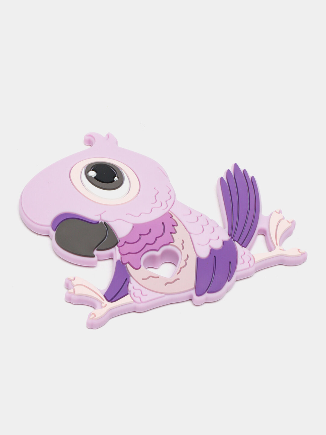 Силиконовый прорезыватель для зубов, грызунок попугай, мягкий и прочный — фото 1